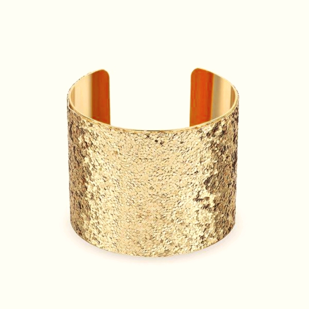 Gold Sequin Cuff